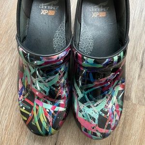 Dansko Splatter Print Nurse Shoes